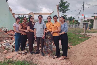 KHỞI CÔNG XÂY DỰNG LỚP HỌC MỚI TẠI ĐIỂM THÔN QUYẾT TIẾN 2