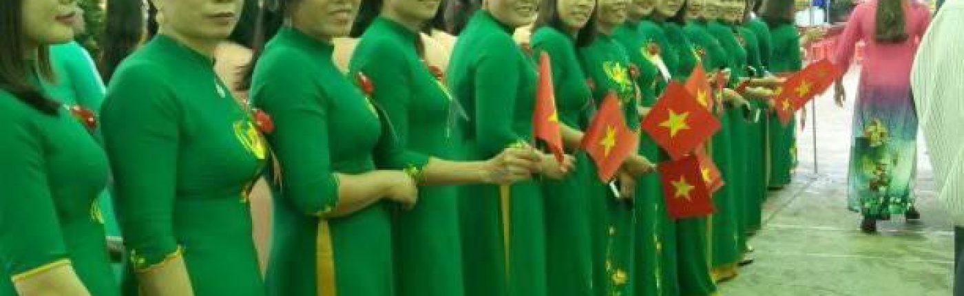 BÔNG SEN DỰ LỄ ĐÓN NÔNG THÔN MỚI XÃ NHÀ