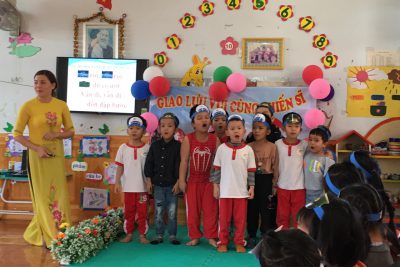 Tiết day tham gia thi giáo viên dạy giỏi cấp huyện năm học 2020- 2021