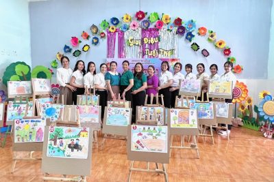 Tổ chức cuộc thi nét vẽ xanh cấp trường năm học 2023- 2024