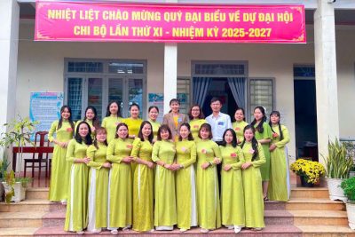 ĐẠI HỘI CHI BỘ TRƯỜNG MẦM NON BÔNG SEN NHIỆM KỲ 2025 – 2027 THÀNH CÔNG TỐT ĐẸP