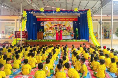 SÔI NỔI CUỘC THI “RUNG CHUÔNG VÀNG” TIẾNG VIỆT VÀ TIẾNG ANH TẠI TRƯỜNG MẦM NON BÔNG SEN NĂM HỌC 2025–2026
